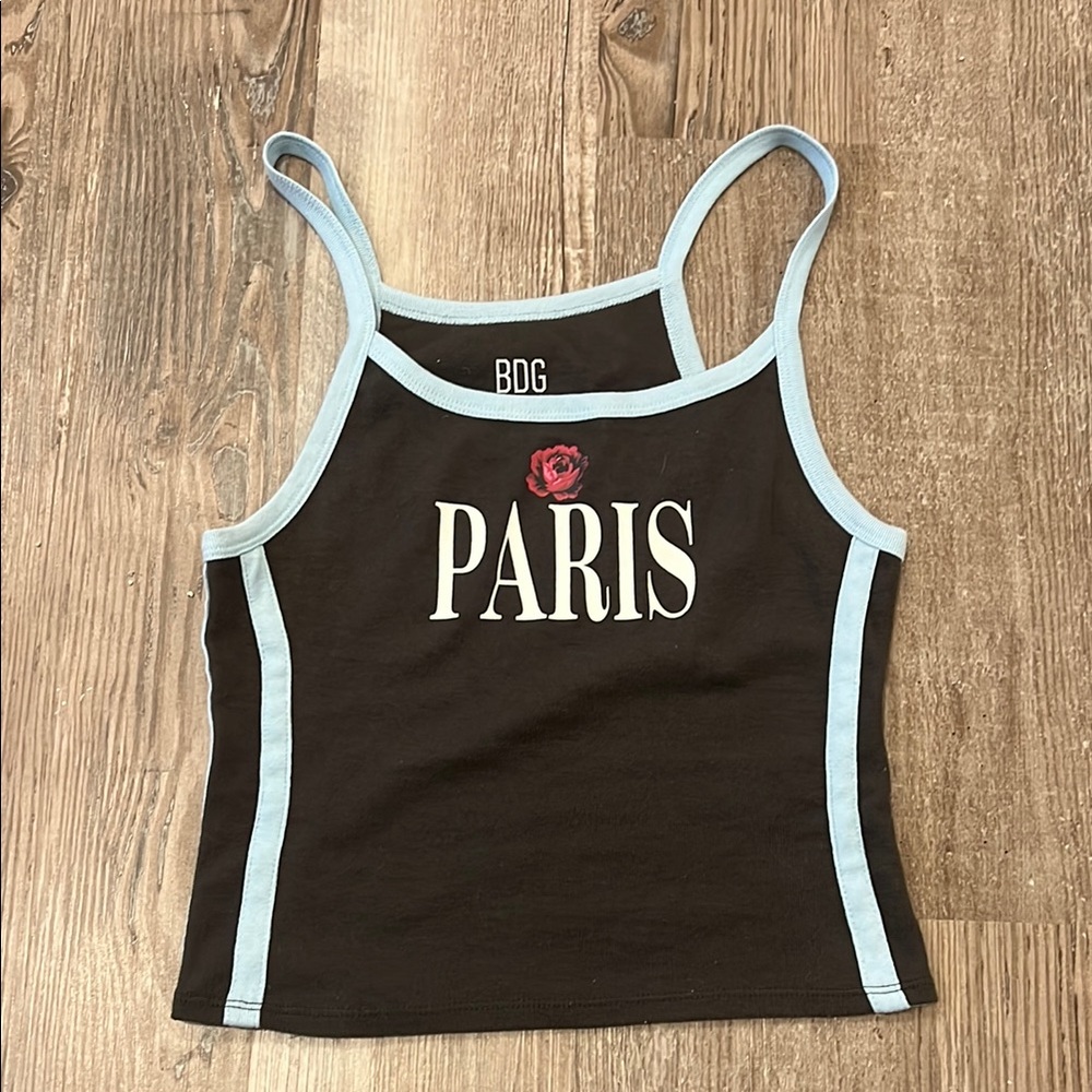 BDG Black and Light Blue Camisole